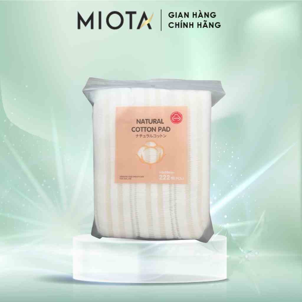 Bông tẩy trang 3 lớp  Natural Cotton pads 222 miếng