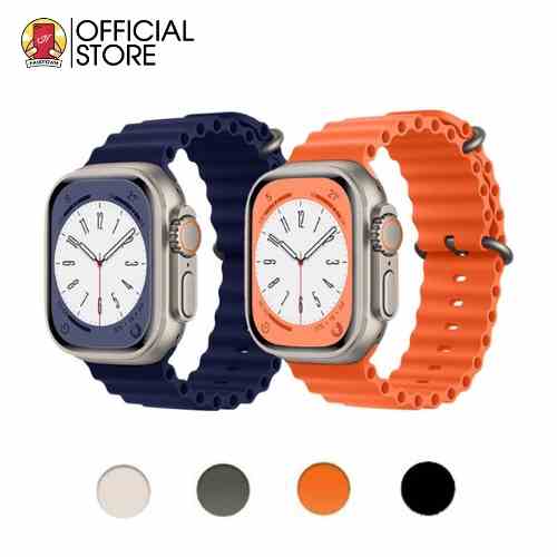 Dây Đeo Đồng Hồ Silicon Dành Cho Apple watch 49mm 44mm 40mm 45mm 41mm 42mm 38mm 49 44 45 mm Ultra 8 7 6 3 se 8 Handtown