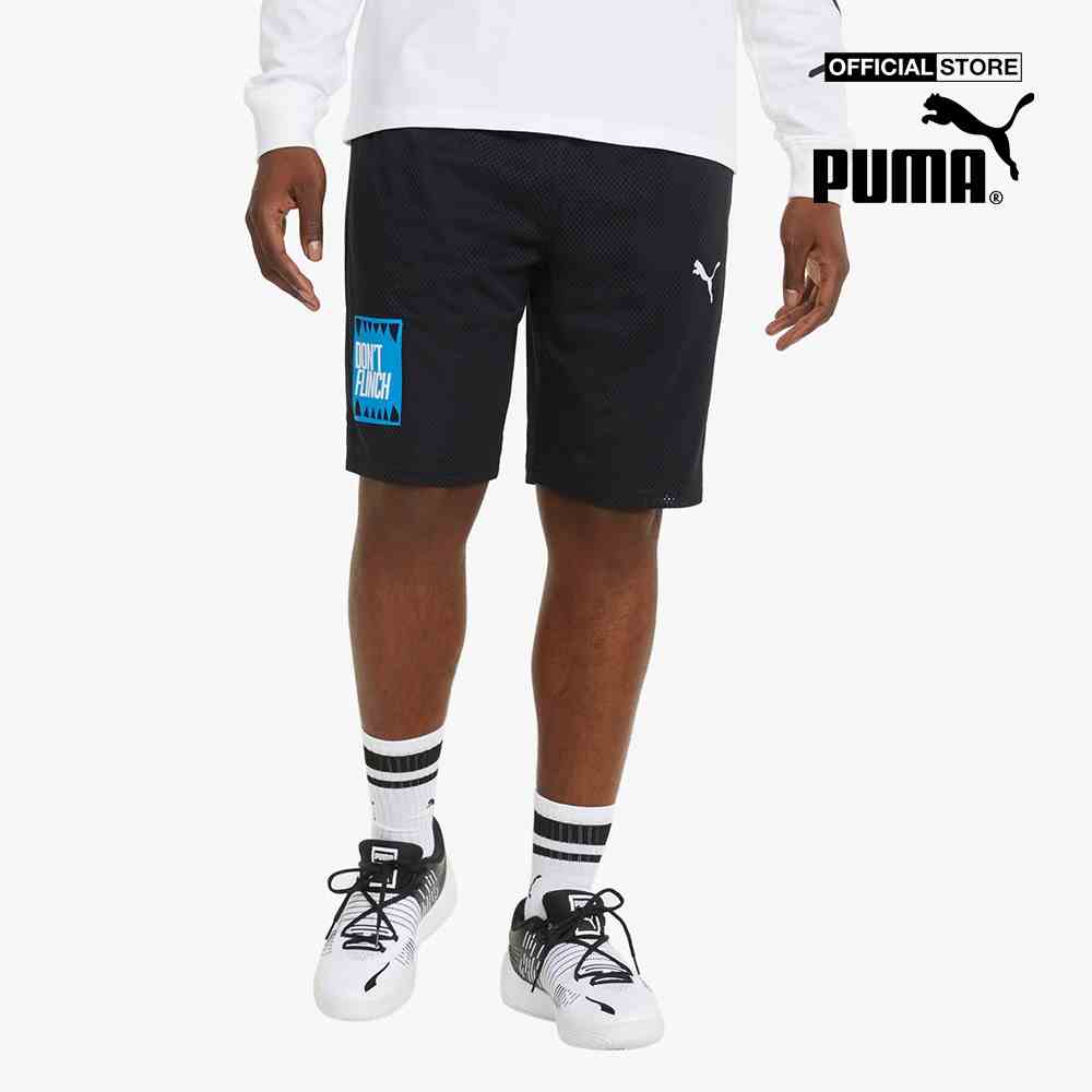 [Mã BMLTB35 giảm đến 35K đơn 99K] PUMA - Quần shorts thể thao nam Mesh Basketball Practice 532198-05