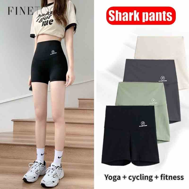 Quần legging thể thao FINETOO lưng cao nhanh khô thoáng khí thời trang mùa hè cho nữ