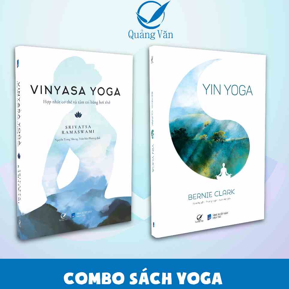 [Mã BMLTA35 giảm đến 35K đơn 99K] Sách Combo 2 quyển Yoga ( Yin Yoga + Vinyasa Yoga) - Quảng Văn