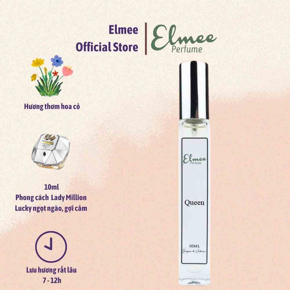 [Mã BMLTB200 giảm đến 100K đơn 499K] Nước hoa nữ Queen 10ml Elmee sang trọng quyến rũ gợi cảm