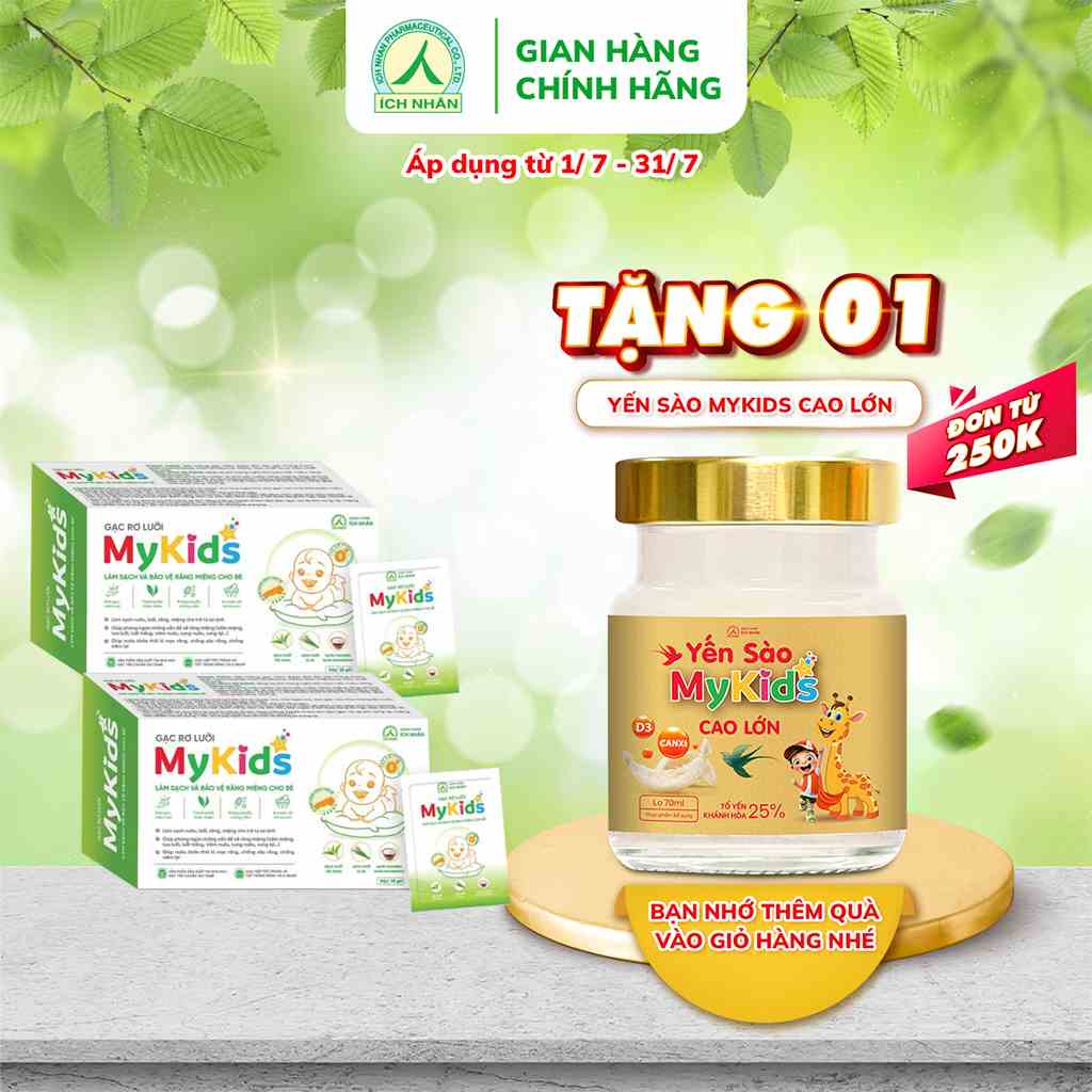 Combo Sản Phẩm Gạc Rơ Lưỡi MyKids Làm Sạch Nướu, Lưỡi, Răng, Miệng Cho Bé, Phòng ngừa vấn đề răng miệng cho bé