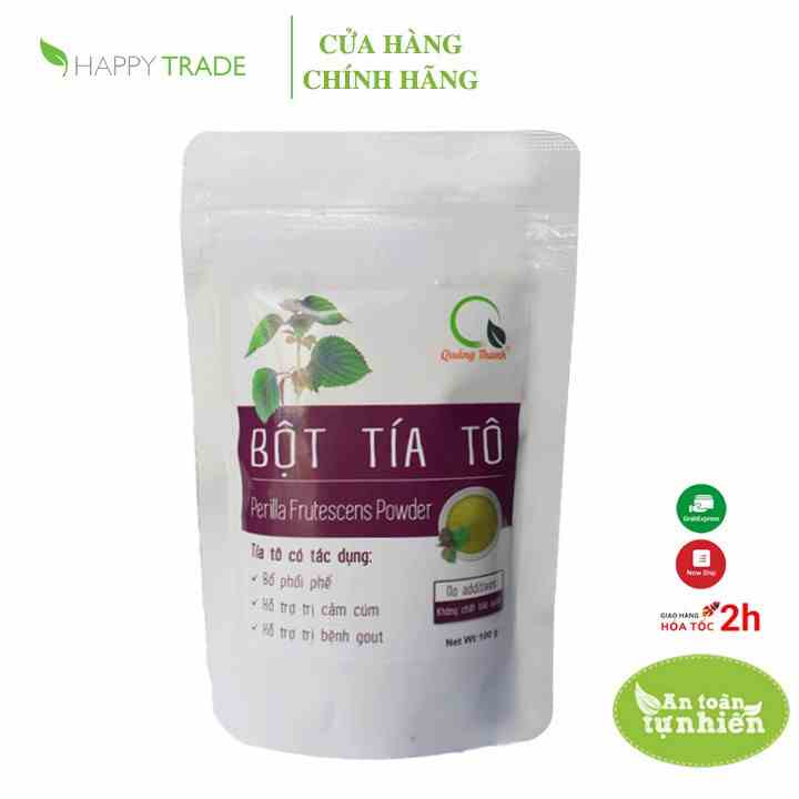 Bột tía tô nguyên chất sấy lạnh Quảng Thanh 100g