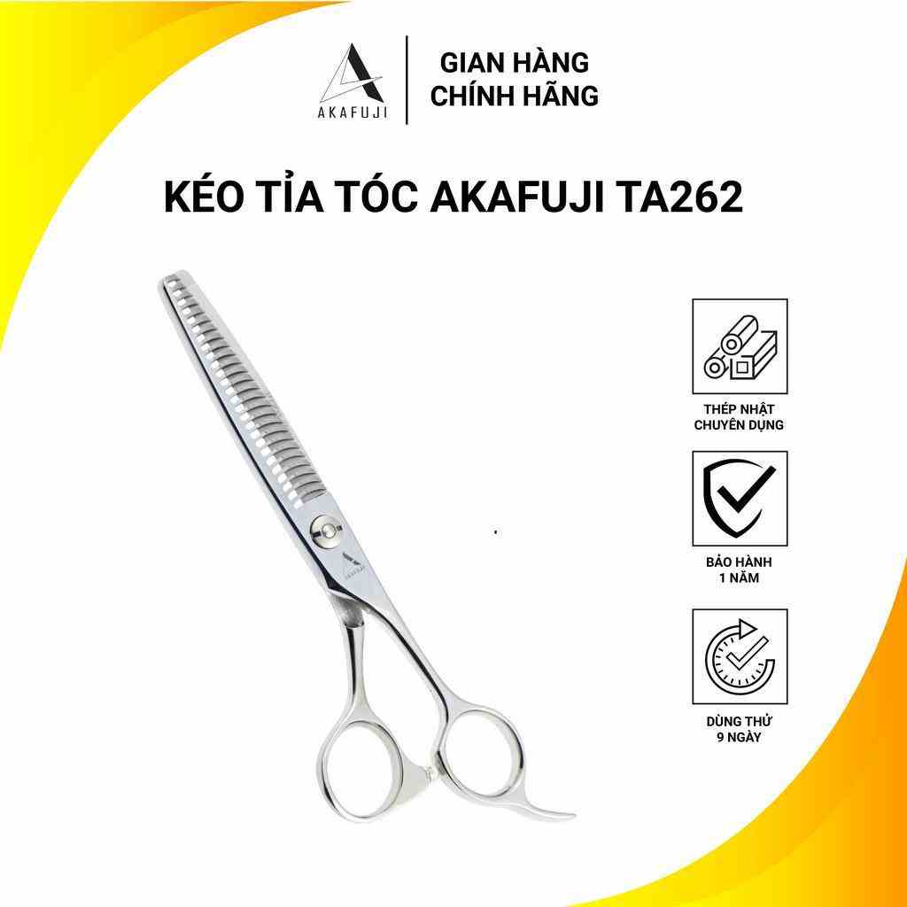 Kéo Tỉa Tóc AKAFUJI TA 262 SIZE 6.0 inches Thép Nhật Cao Cấp [HÀNG CHÍNH HÃNG] Bảo Hành 12 Tháng