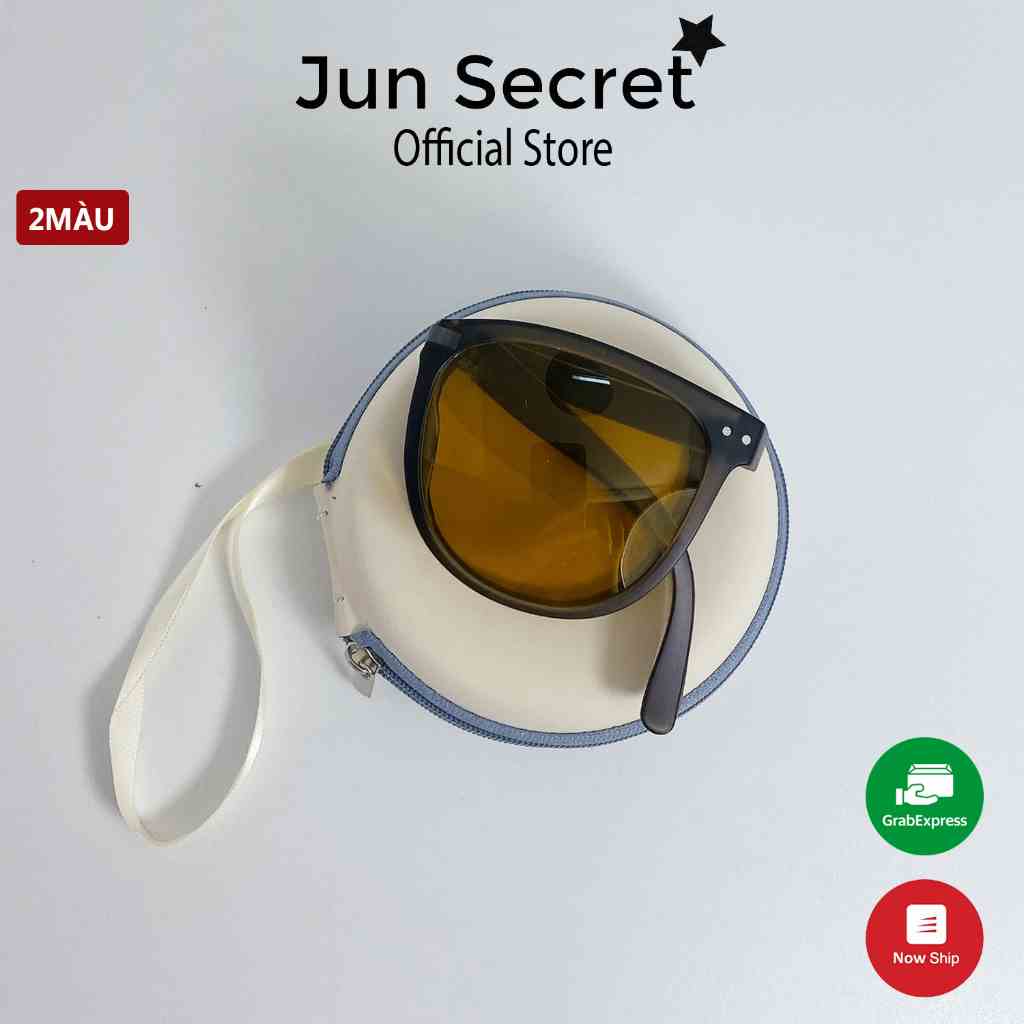 Kính mát nữ Jun Secret gọng nhựa kiểu dáng gập gọn thời trang, tròng chống tia UV cao cấp JSGAPNU