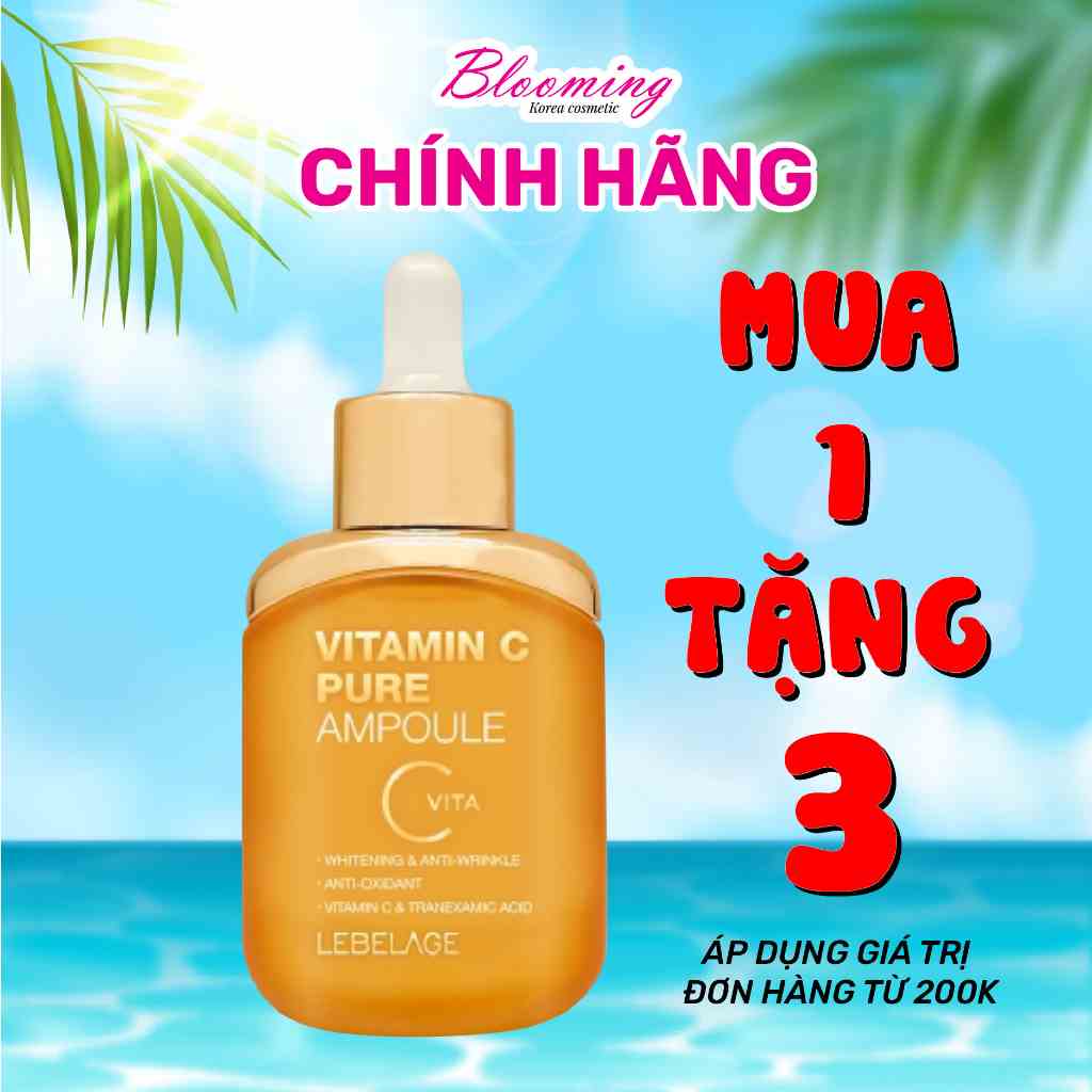 Serum Tinh Chất Dưỡng Giảm Thâm Tàn Nhang Trắng Da Lebelage Vitamin C Pure Ampoule 35ml