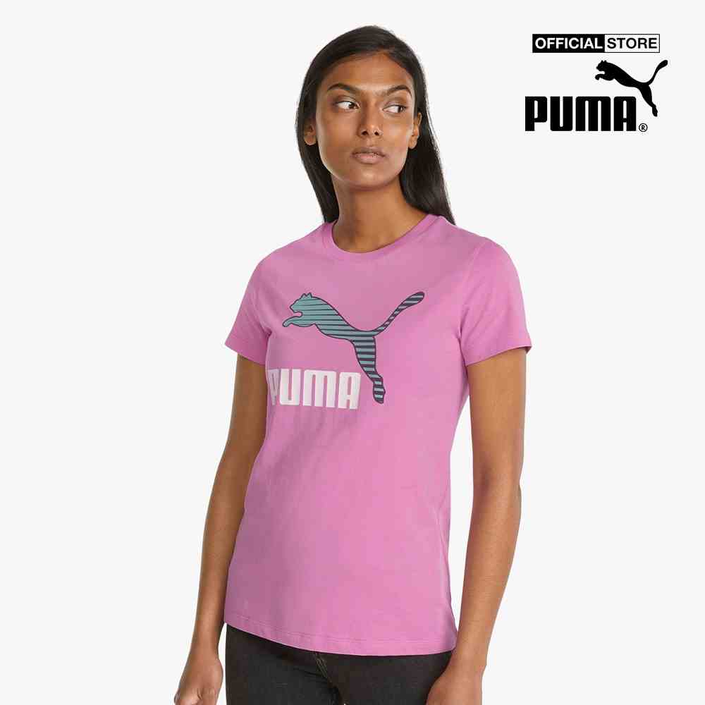 PUMA - Áo thun nữ tay ngắn Classics Logo Interest 534705-15