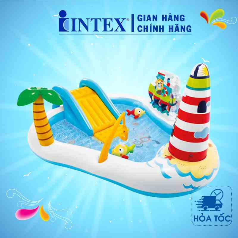 Bể bơi phao có cầu trượt INTEX 57444/57165/57166