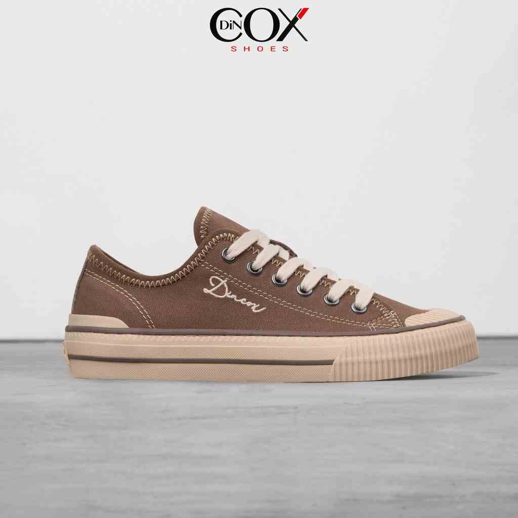 [Mã BMLTA35 giảm đến 35K đơn 99K] Giày Sneaker Vải Unisex DINCOX D21 Phong Cách Ấn Tượng Chocolate