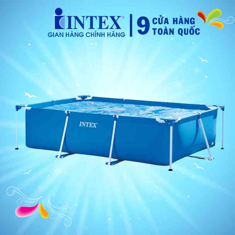 Bể bơi phao khung kim loại chữ nhật INTEX 28270