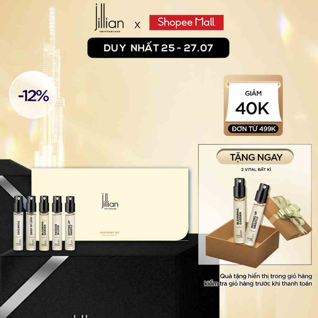 Set Nước hoa Jillian Nữ WOMENS ICONIC DISCOVERY 5x2.5ml