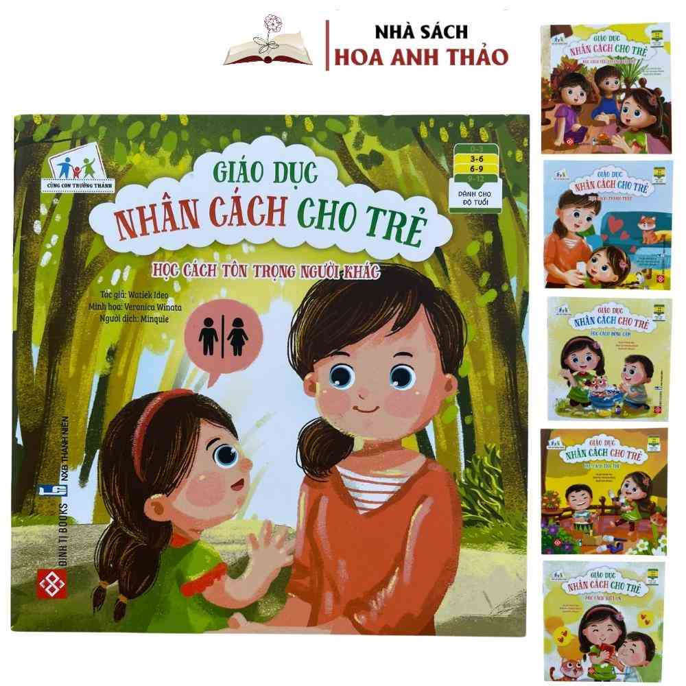 Sách - Giáo Dục Nhân Cách Cho Trẻ Từ 3 - 9 Tuổi ( Bộ 6 Quyển )