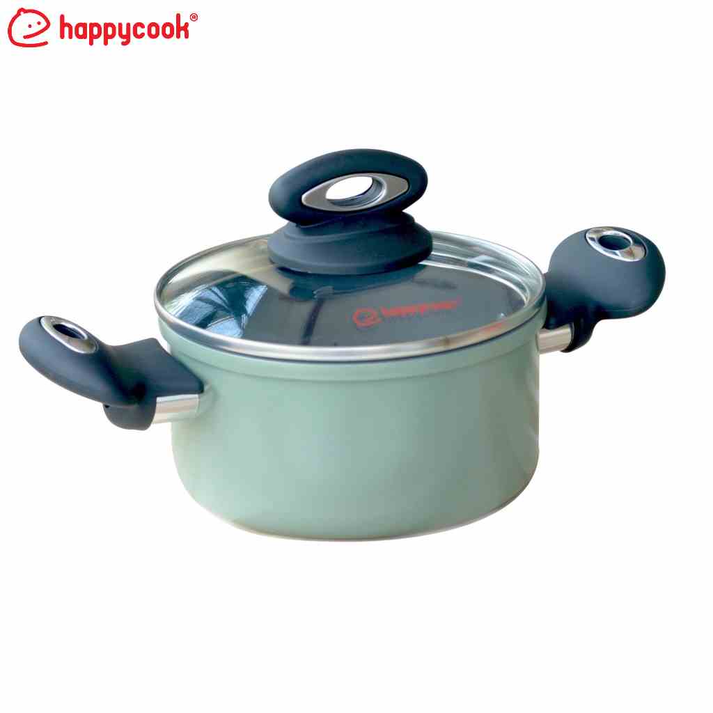 [Mã BMLTB200 giảm đến 100K đơn 499K] Nồi nhôm cao cấp Happy Cook Ceragreen HCA-CG16