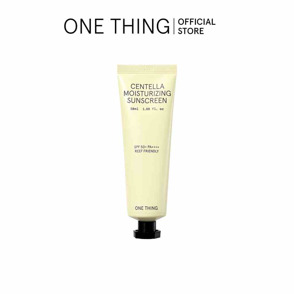 Kem chống nắng ONE THING dưỡng ẩm Centella SPF 50 + PA + + + + với bộ lọc khoáng chất 50ml