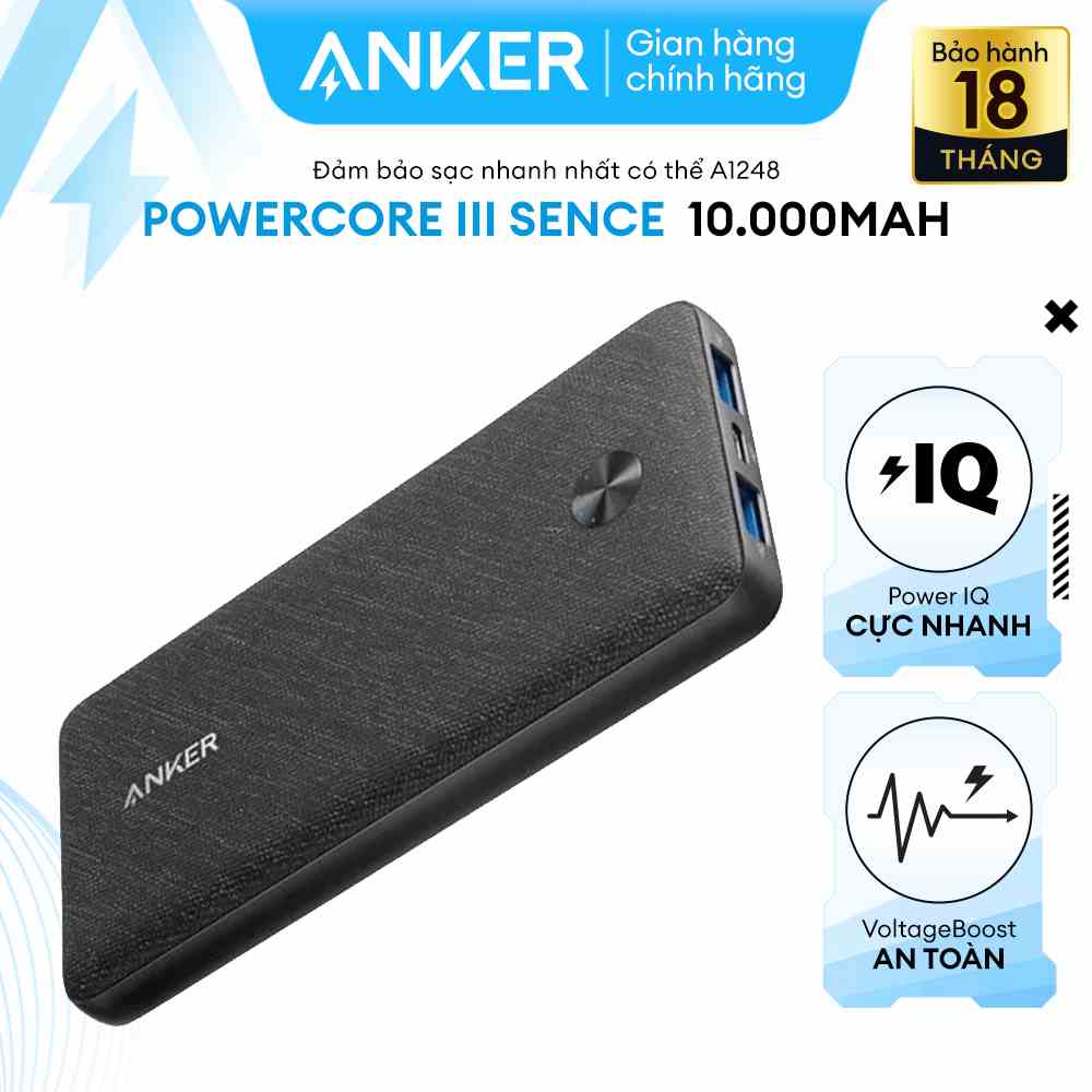 Pin Sạc Dự Phòng ANKER POWERCORE SENSE 10K PD 20W - A1248