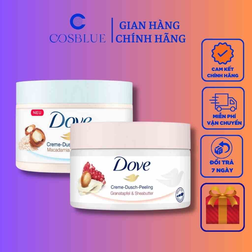 Tẩy Da Chết DOVE Body Giúp Da Mịn Màng Tẩy Tế Bào Chết DOVE Chính Hãng [BẢN ĐỨC & BẢN MỸ]