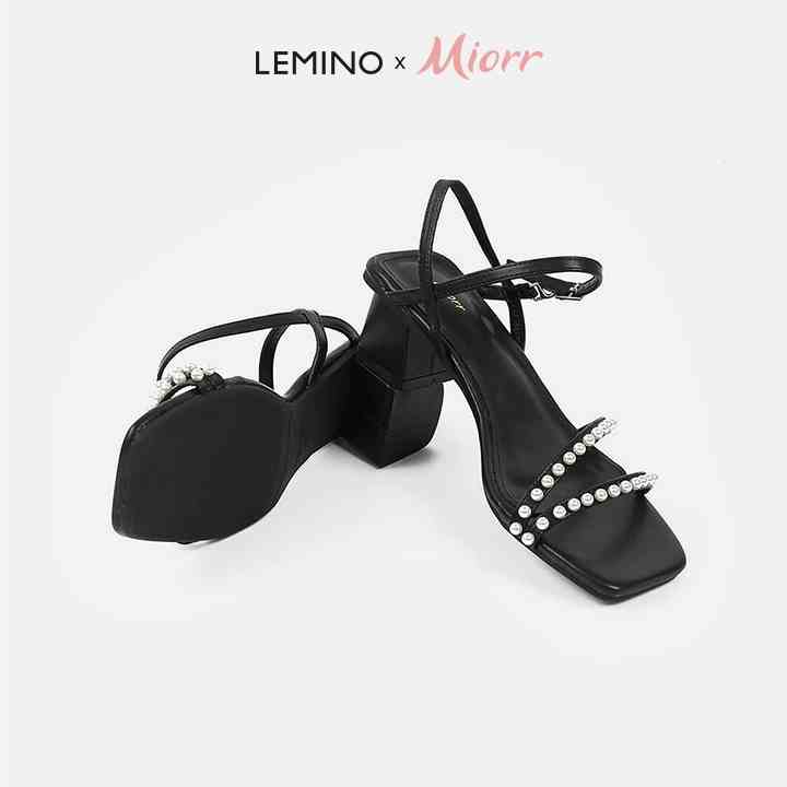 Sandal Nữ Lemino x Miorr Gót Vuông Tiểu Thư MG733-23