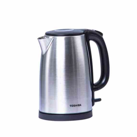 Bình đun siêu tốc Toshiba KT-17SH2NV - 1.7L - Inox 304 - Hàng chính hãng, bảo hành 12 tháng, chất lượng Nhật Bản