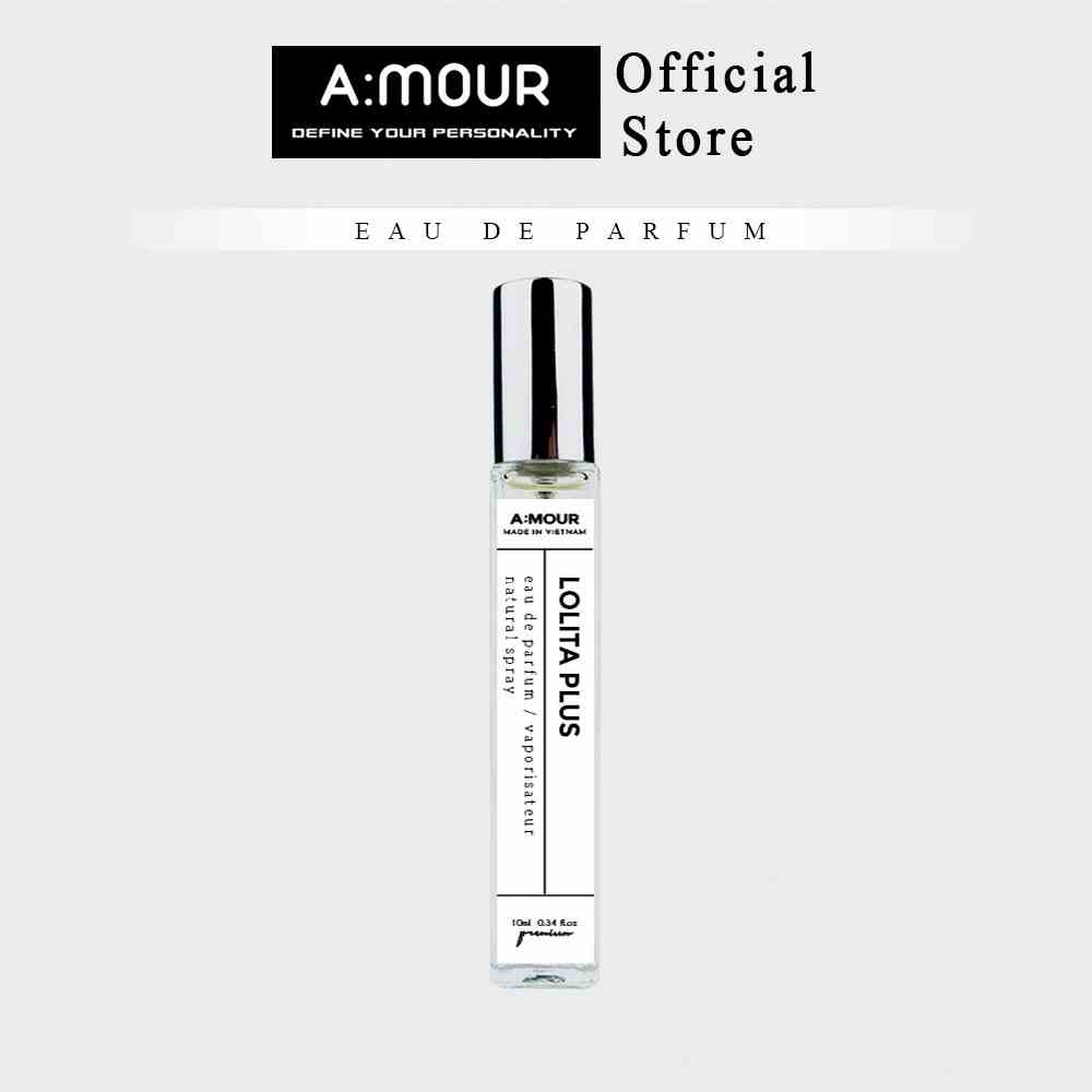 Nước Hoa Nữ Amour Lolita Plus Nguyên Liệu Nhập Pháp Hương Thơm Ngọt Dịu Nhẹ Nhàng, Dạng Xịt 10ml và 2ml