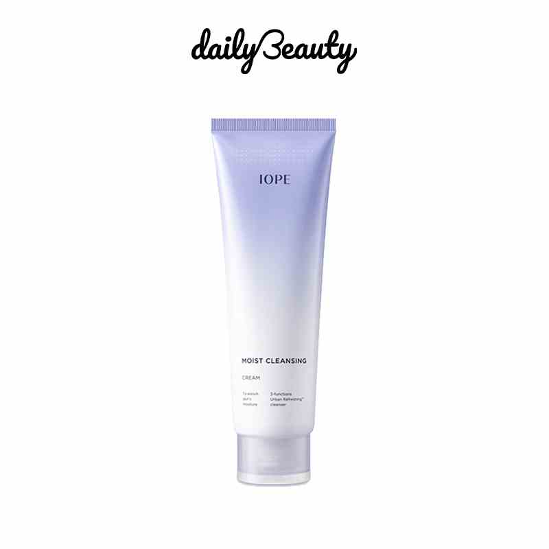 Sữa rửa mặt dưỡng ẩm IOPE Moist Cleansing Whipping Foam 180ml Daily Beauty Official