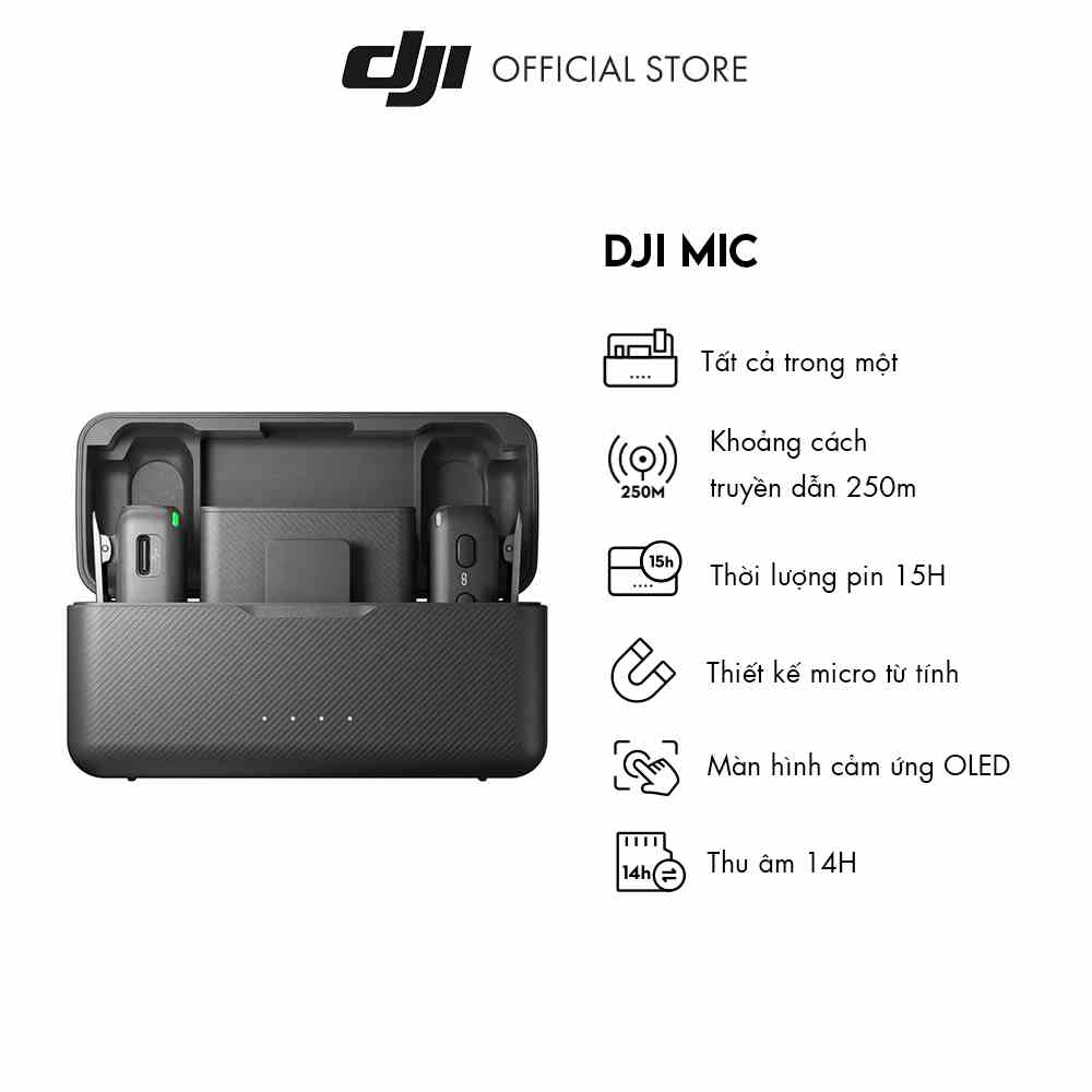 Microphone không dây DJI Mic bảo hành 12 tháng