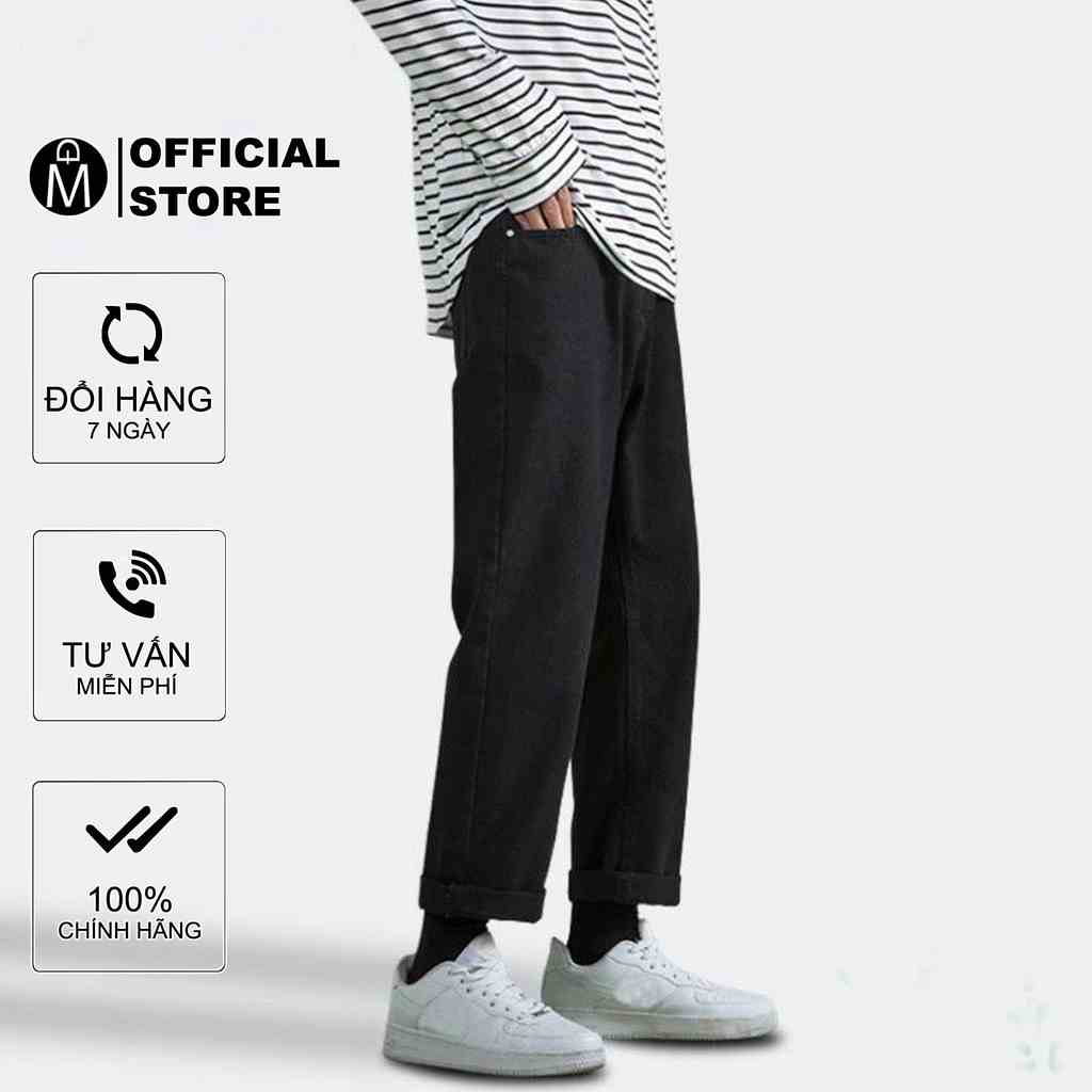 [Mã BMLTB35 giảm đến 35K đơn 99K] Quần jean baggy nam nữ thời trang MĐ Q902 form rộng vải tốt