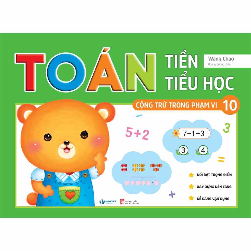 Sách - Toán tiền tiểu học cộng trừ trong phạm vi 10