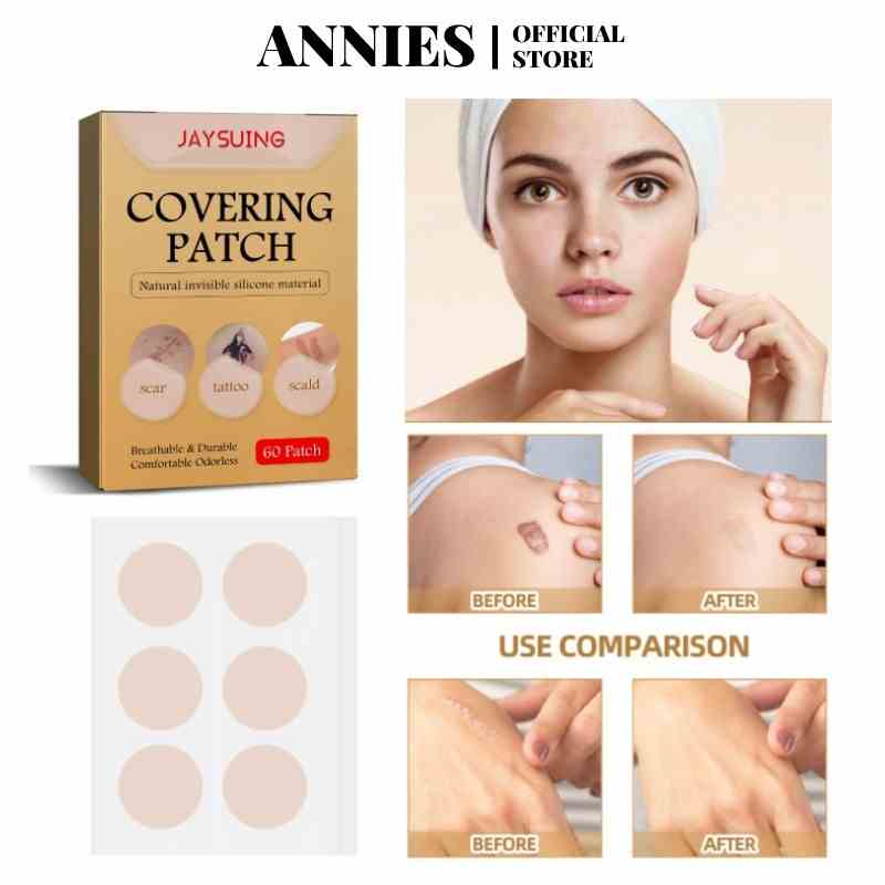 Set 60 miếng dán che khuyết điểm da ANNIES che phủ sẹo mụn chống thấm nước màu nude vô hình