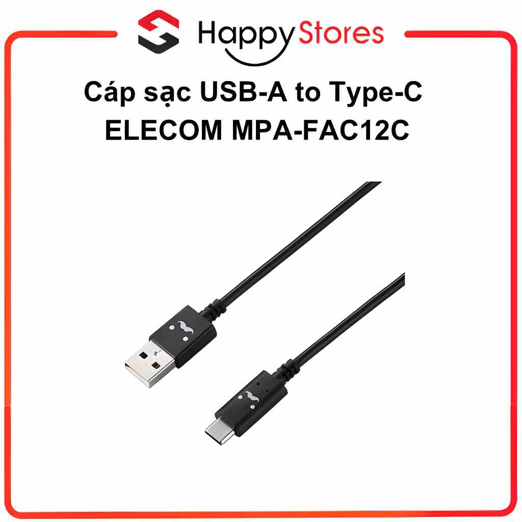 [Mã BMLTB35 giảm đến 35K đơn 99K] Cáp sạc USB-A to Type-C MPA-FAC12C Chính Hãng