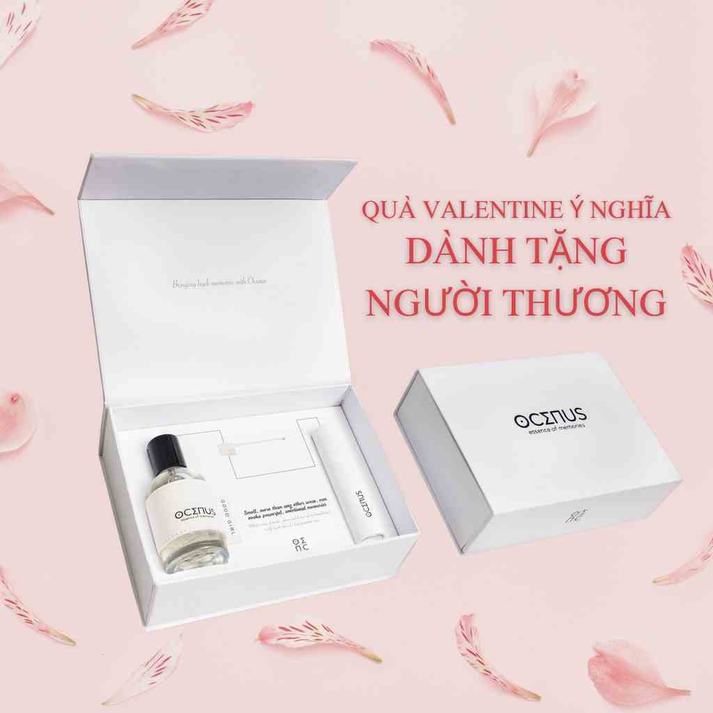 Bộ quà tặng Valentine Nước hoa nữ cao cấp Ocenus ngọt ngào, quyến rũ, lưu hương lâu