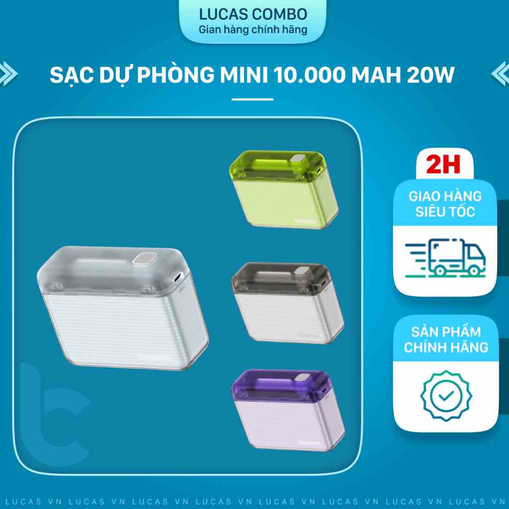 Pin/ Sạc Dự Phòng Shargeek Flow Mini 10000mAh