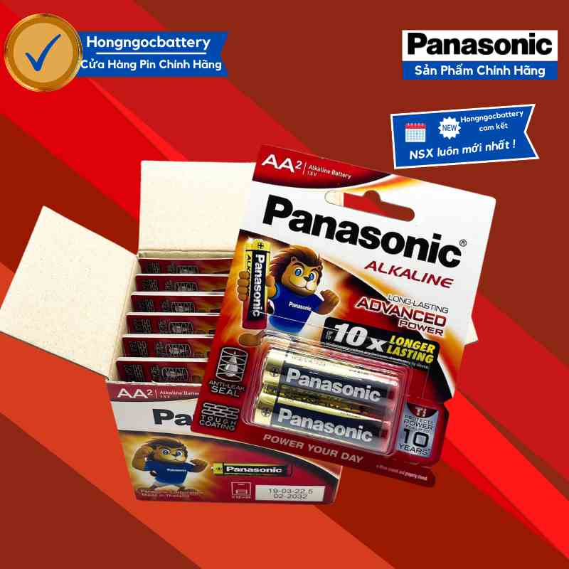 [Mã BMLTB35 giảm đến 35K đơn 99K] Hộp 24 viên Pin AA , Pin AAA 1,5V Panasonic Alkaline - Hàng chính hãng