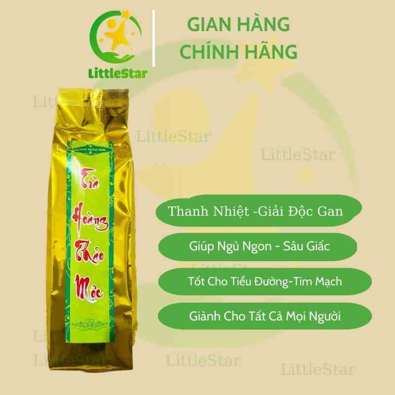 Trà Hoàng Thảo Mộc 200g , hỗ trợ thanh nhiệt giải độc mát gan, giúp ngủ ngon, ổn định đường huyết