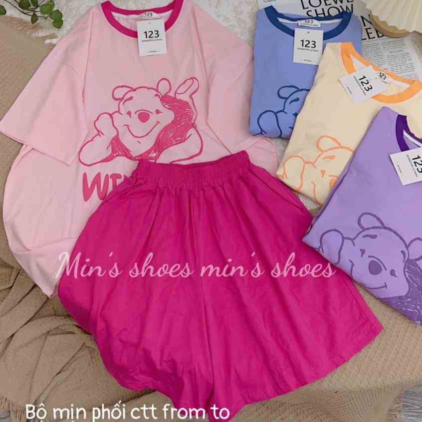 Mins Shoes - Set Đồ Nữ Chất Cotton Mịn Bộ 615