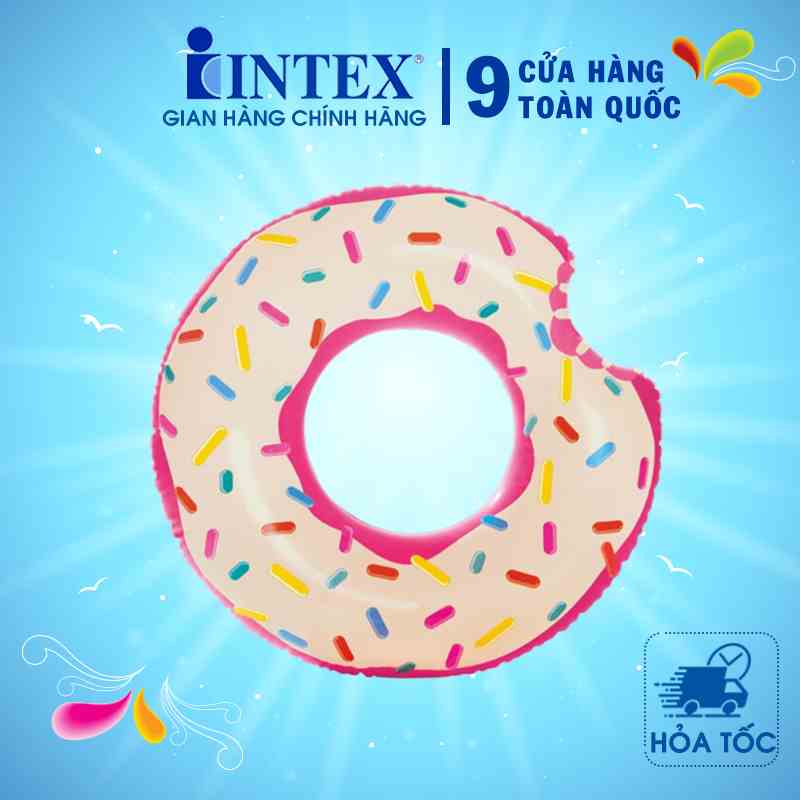 Phao bơi Donut khổng lồ mẫu mới INTEX 56265