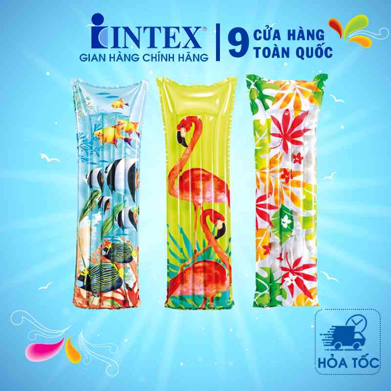 [LIFEMALL9915 - 12% đơn 99K] Phao bơi nằm thư giãn INTEX 59720