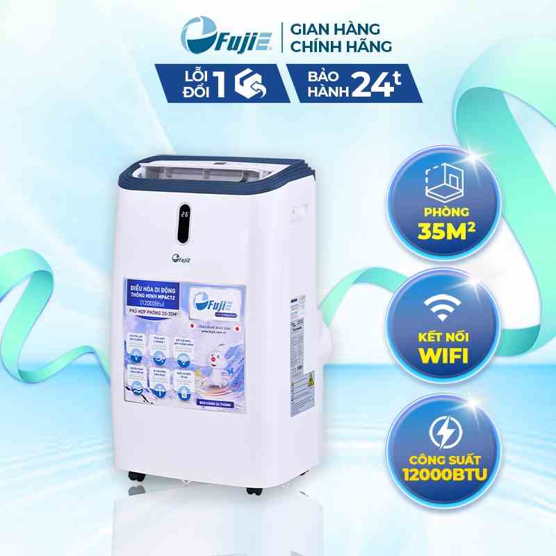 Máy lạnh di động FUJIE Công suất làm lạnh 7000BTU - 14000BTU - Công nghệ Nhật Bản - Bảo hành điện tử toàn quốc 2 năm