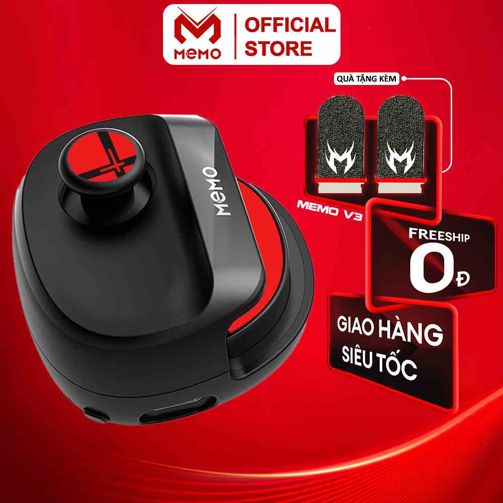 Tay cầm chơi game liên quân joystick MEMO MB01 kết nối bluetooth thiết kế công thái học chơi pubg freefire tốc chiến