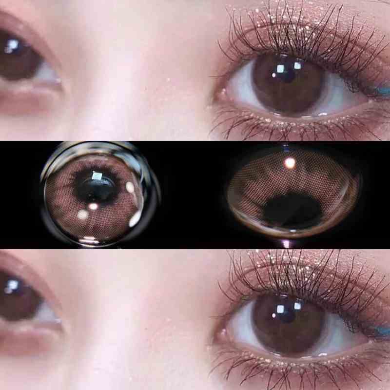 Kính áp tròng LUNA EYES mã FB-238 màu choco lens size vừa