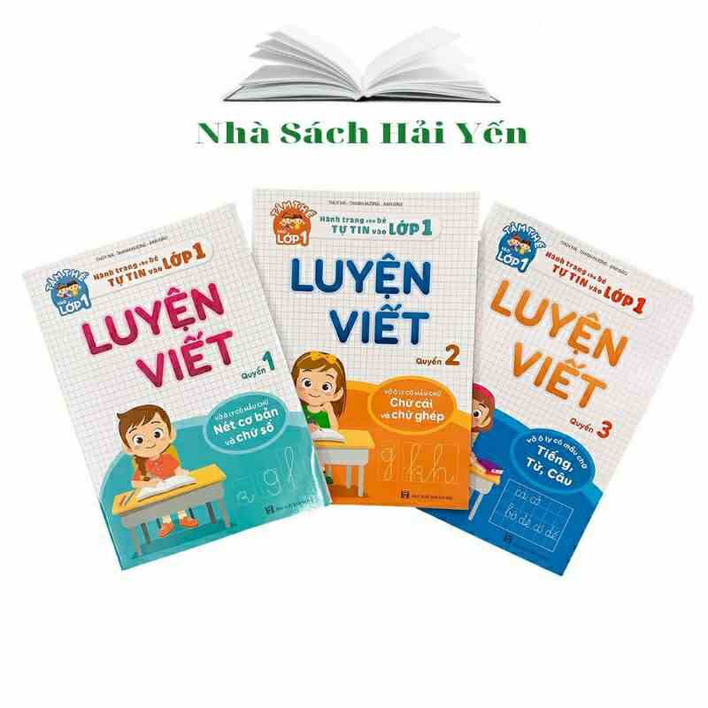 [Mã BMLTB35 giảm đến 35K đơn 99K] Sách - Bộ 3 luyện viết - Hành trang cho bé tự tin vào lớp 1