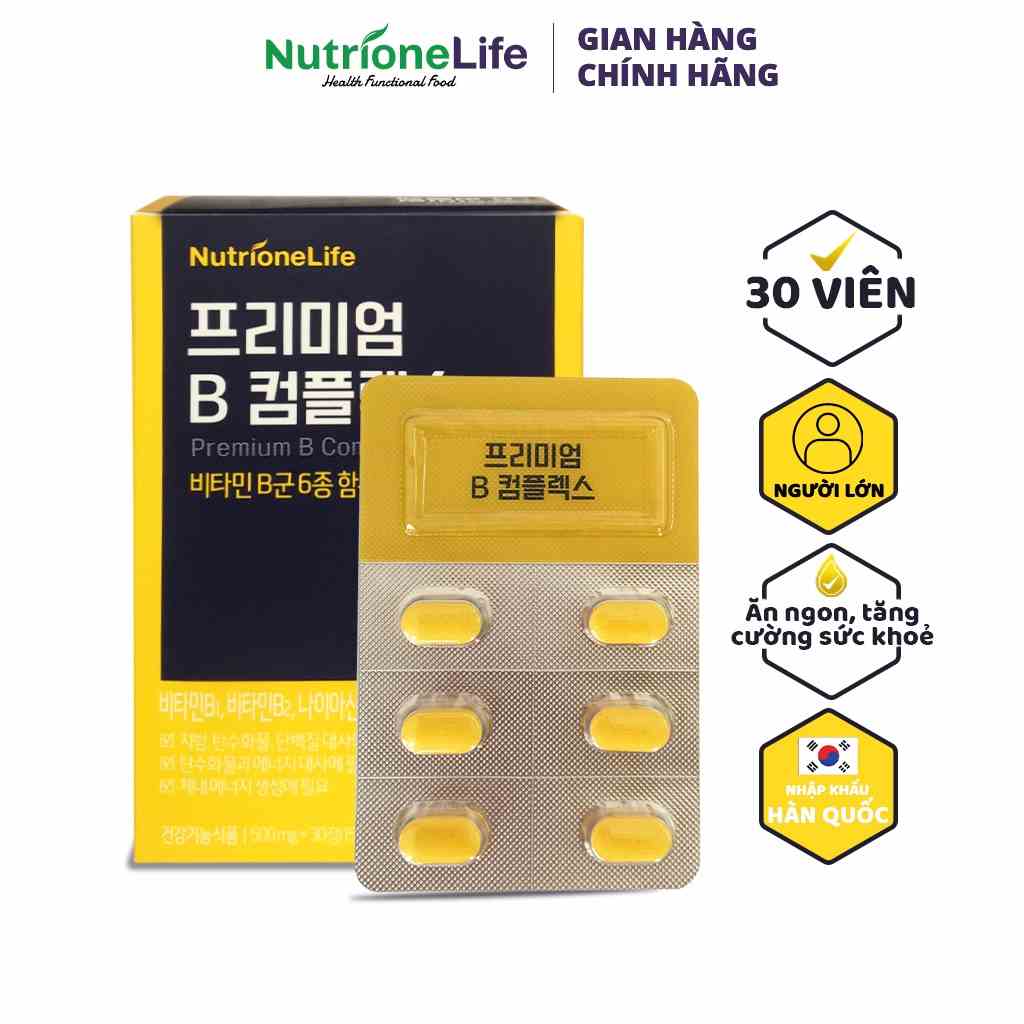 Vitamin Tổng Hợp NUTRIONELIFE Kích Thích Ăn Ngon, Tăng Cường Sức Khỏe - Sức Đề Kháng, Giảm Mệt Mỏi (Hộp 30 viên)