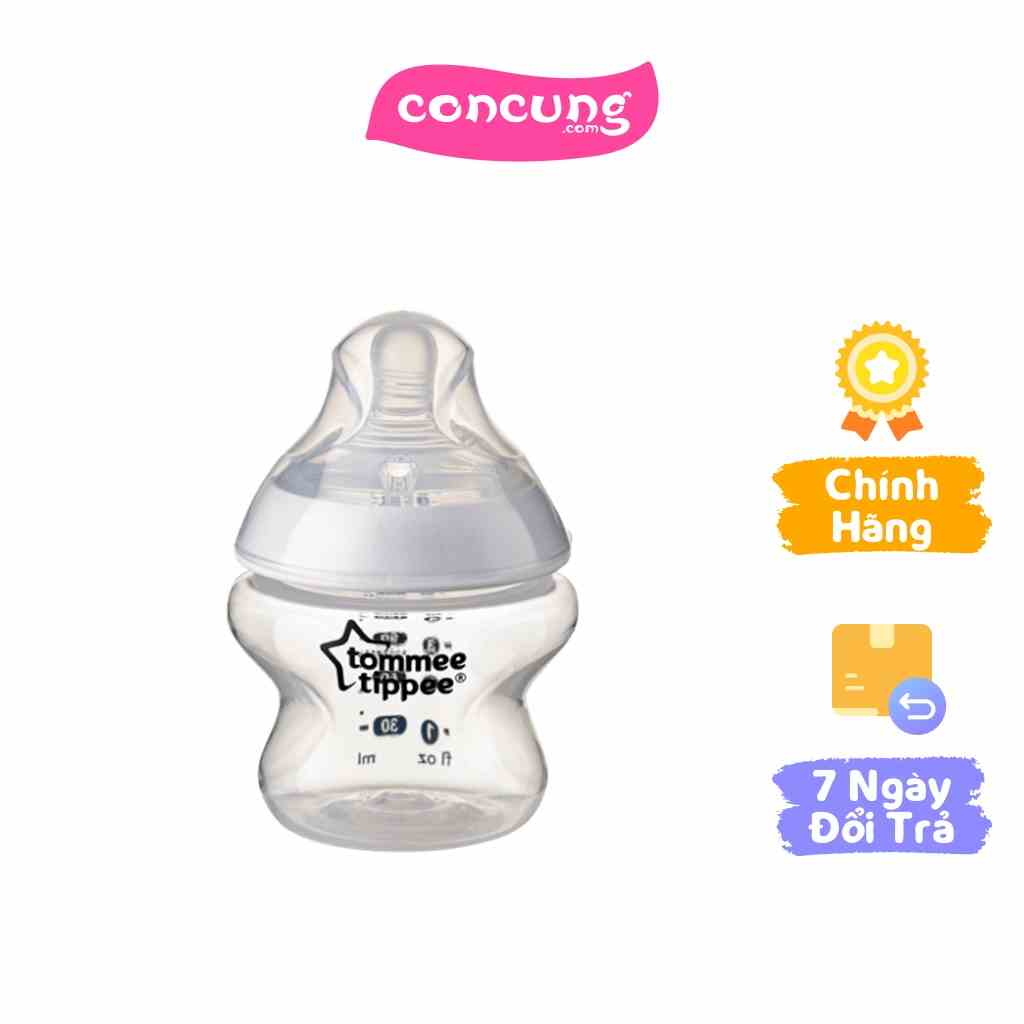 Bình sữa ty siêu mềm tự nhiên Tommee Tippee Closer to Nature 150ml