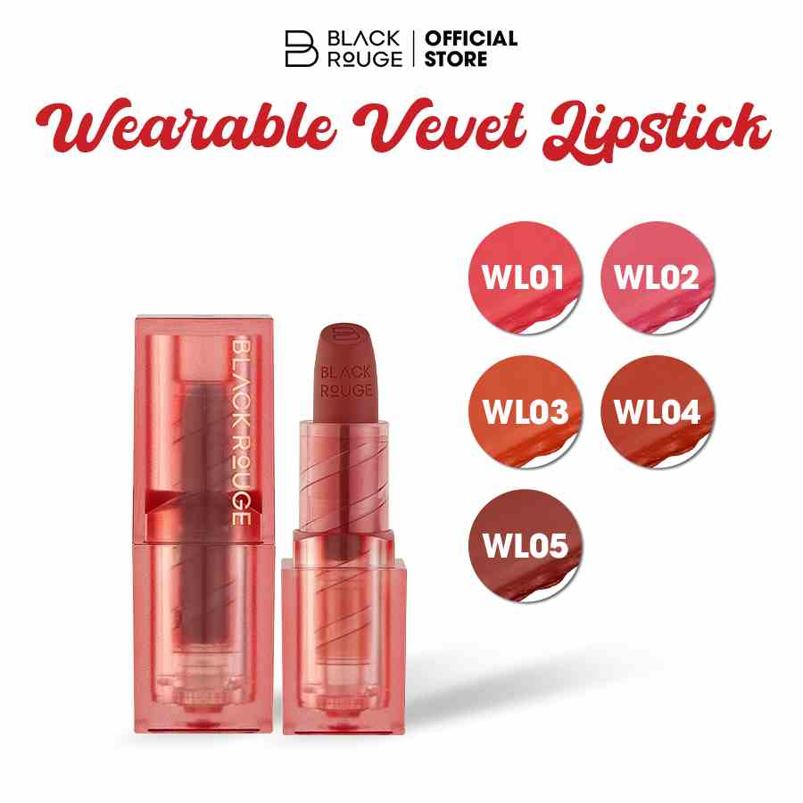 Son BLACK ROUGE WEARABLE VELVET LIPSTICK 35.8g