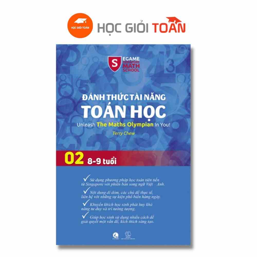 [Mã BMLTA35 giảm đến 35K đơn 99K] Sách Đánh thức tài năng toán học 2 - Hocgioitoan ( 8 - 9 tuổi )