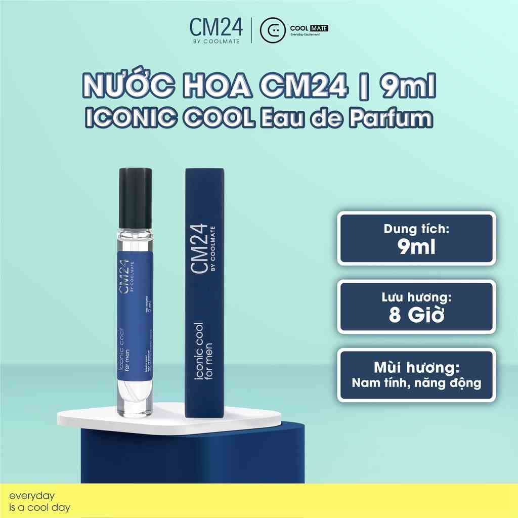 Nước hoa CM24 ICONIC COOL Eau de Parfum 9ml