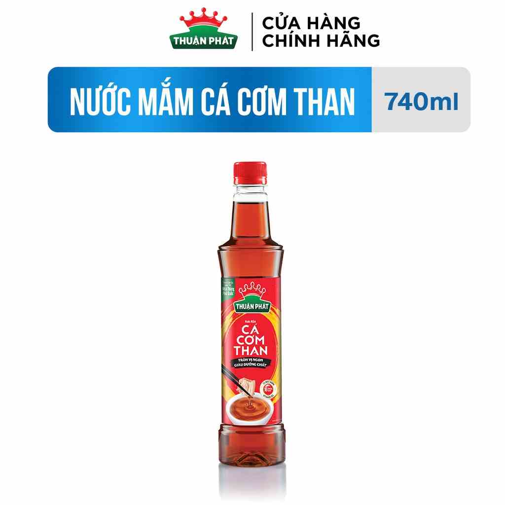 Nước Mắm Thuận Phát Cá Cơm Than 740ml - Với 16 dưỡng chất