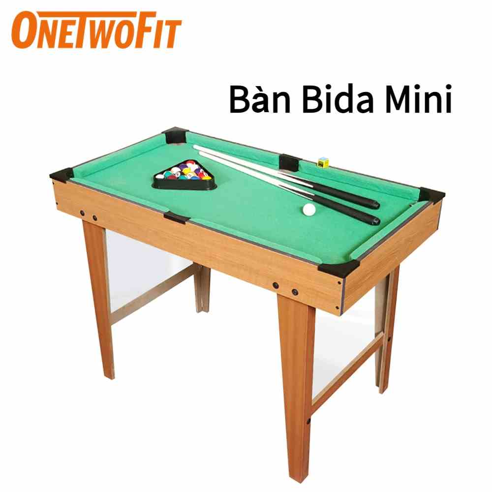 OneTwoFit Bàn bida mini cho trẻ em và người lớn bằng gỗ đa chức năng，bida mini phăng 69*36.5*58.5cm ET011101