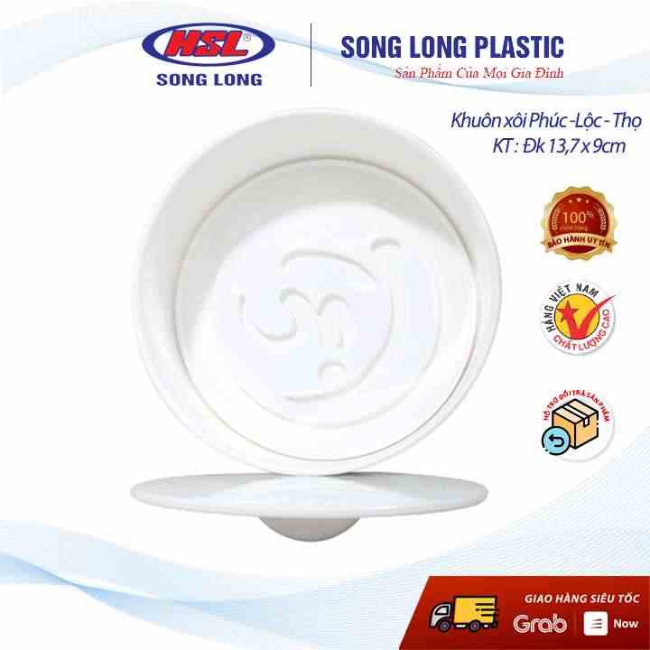 KHUÔN XÔI PHÚC - LỘC - THỌ -SONG LONG