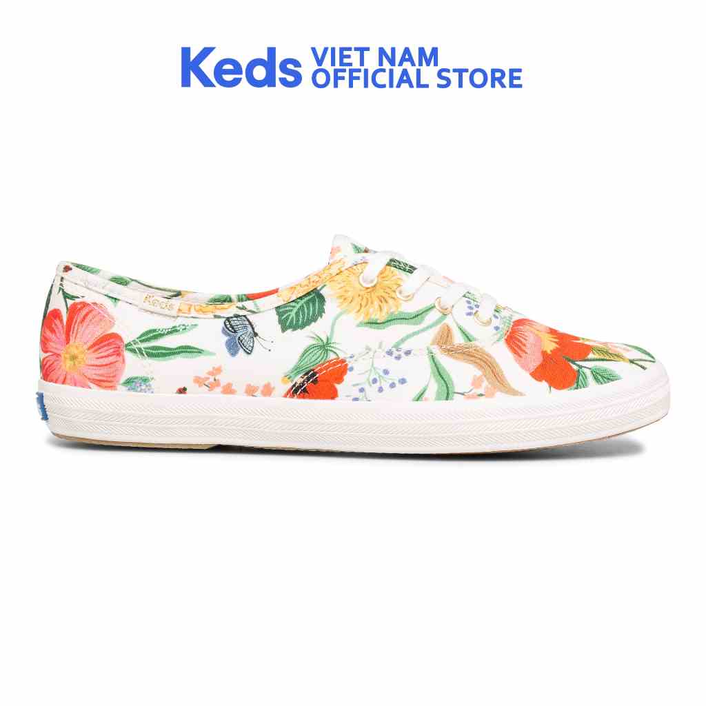 Giày Keds Nữ- Champion Canvas Rifle Paper Co. Botanical CVS White- KD065569